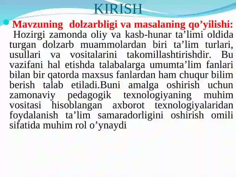 YARIMO’TKAZGICHLAR FIZIKASIDAN GLOSSARI YARATISH 2