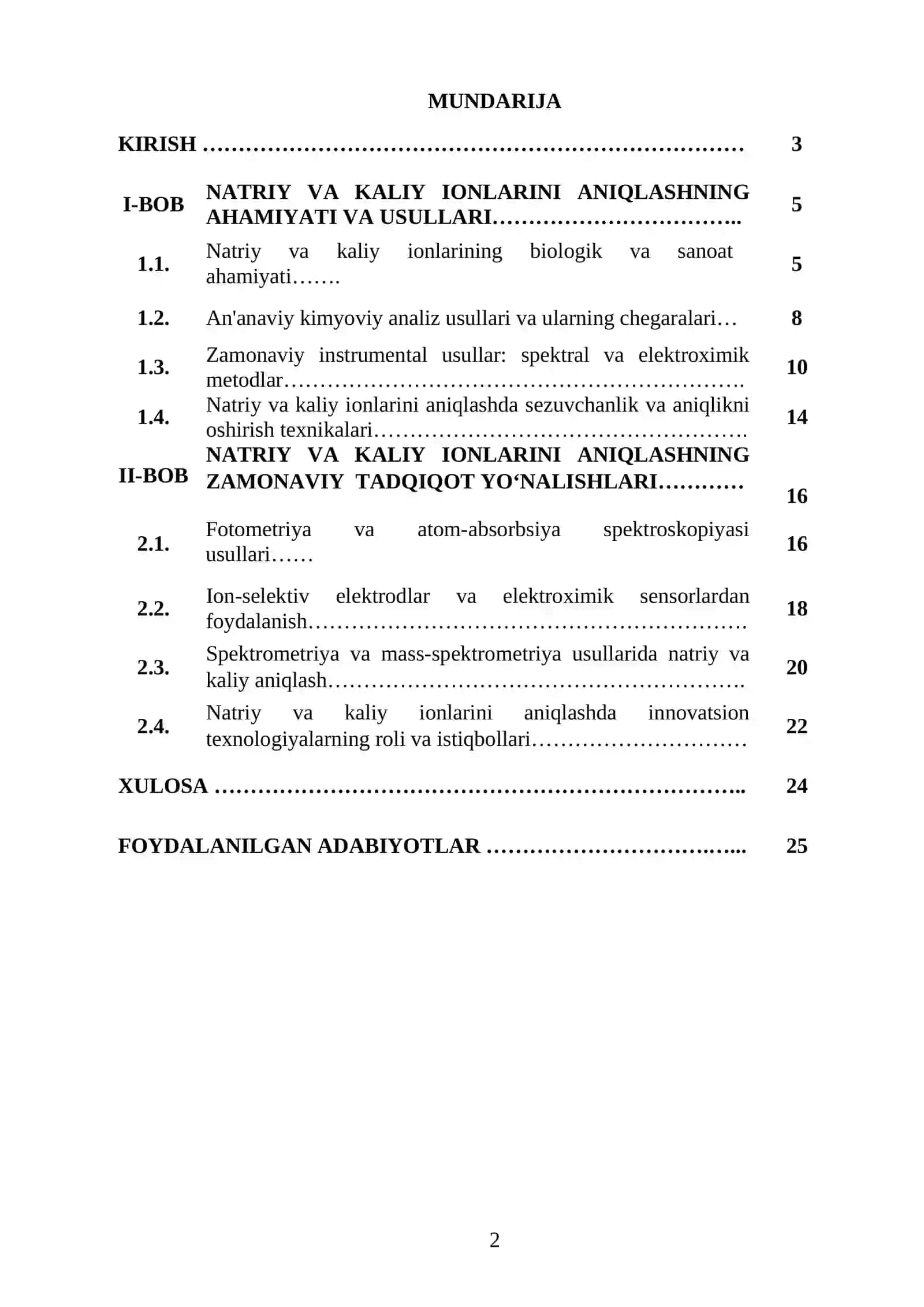 KIMYOVIY ANALIZDA NATRIY VA KALIY IONLARINI ANIQLASHNING ZAMONAVIY USULLARI 2