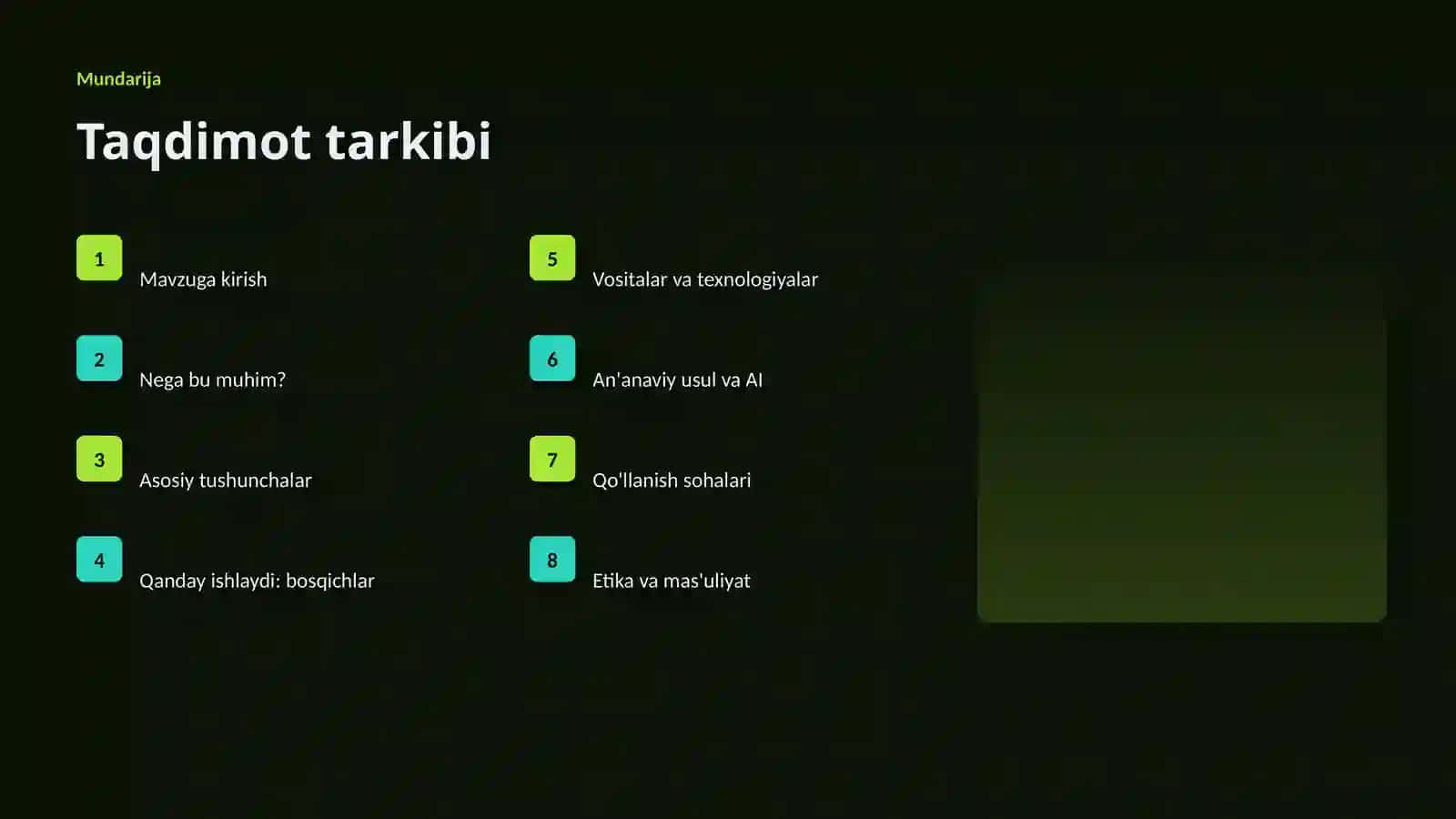 Davlat boshqaruvi sohasida sun'iy intellekt: amaliy qo'llanma 2