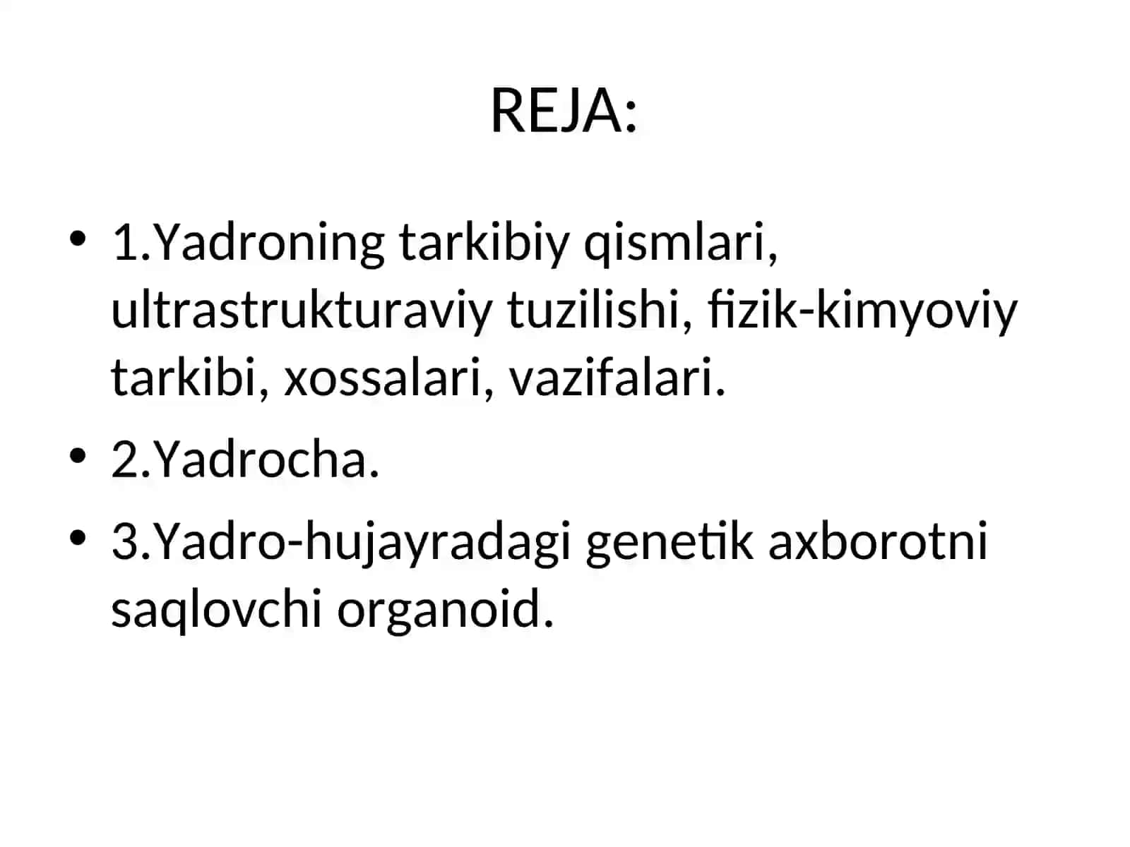 Hujayra yadrosi 2