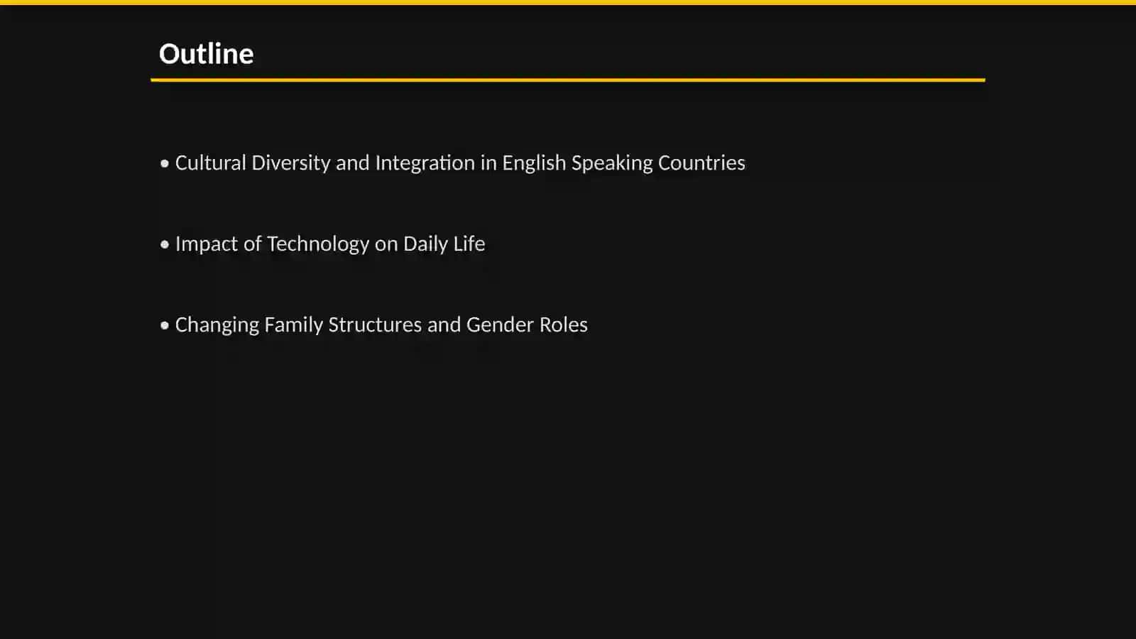 Modern life in English speaking countries 2