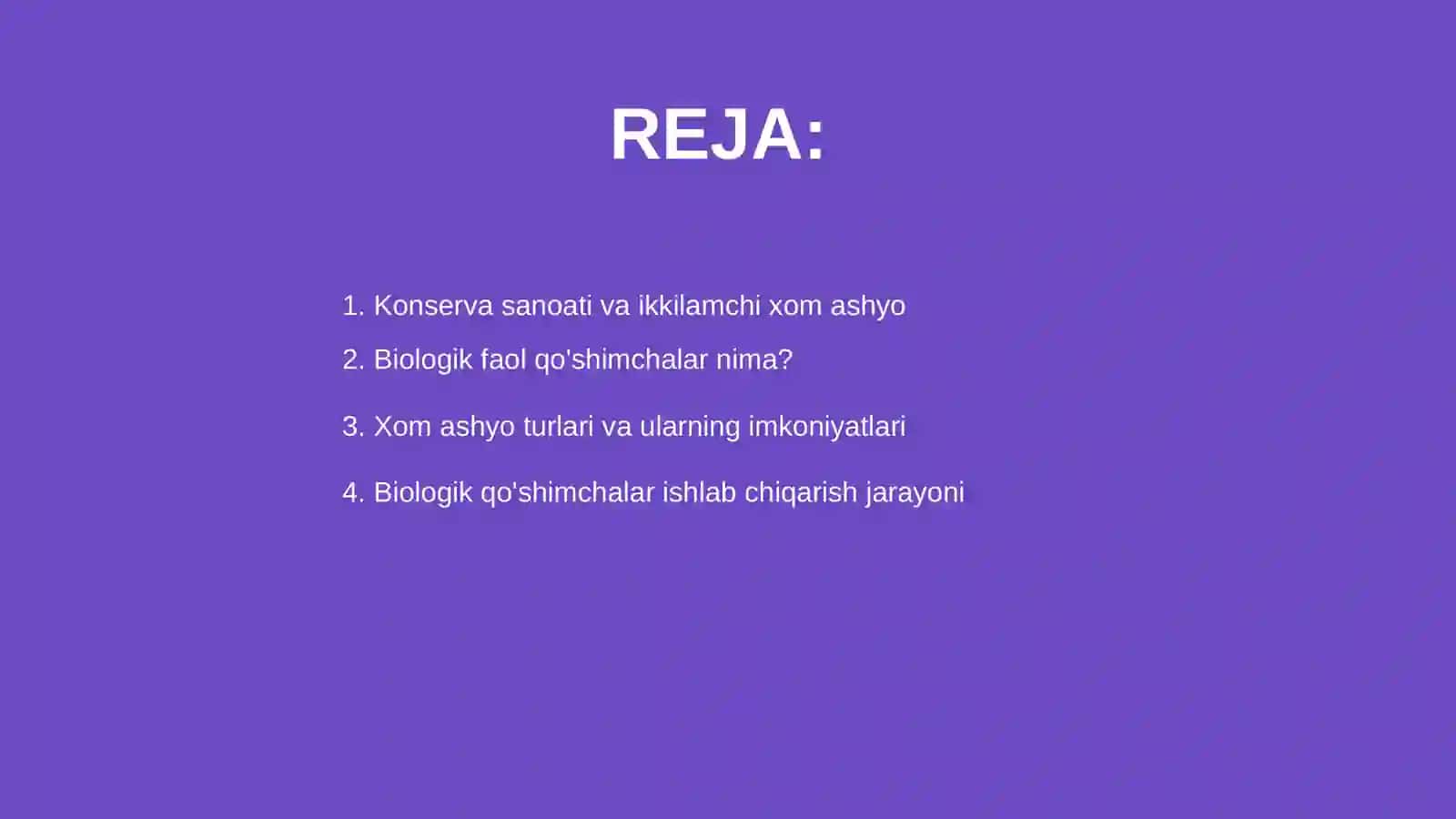 Konserva sanoati va ikkilamchi xom ashyo 2