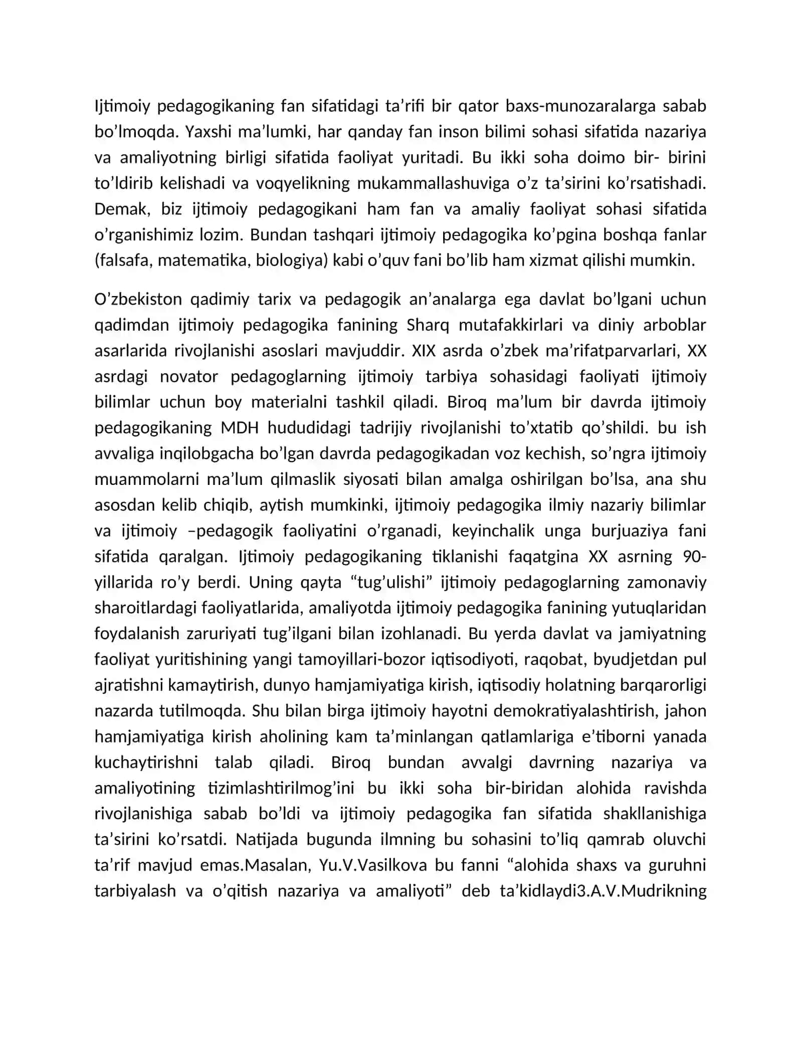 Pedagogikaning ijtimoiy fan sifatida jamiyat taraqqiyotidagi o'rni 2