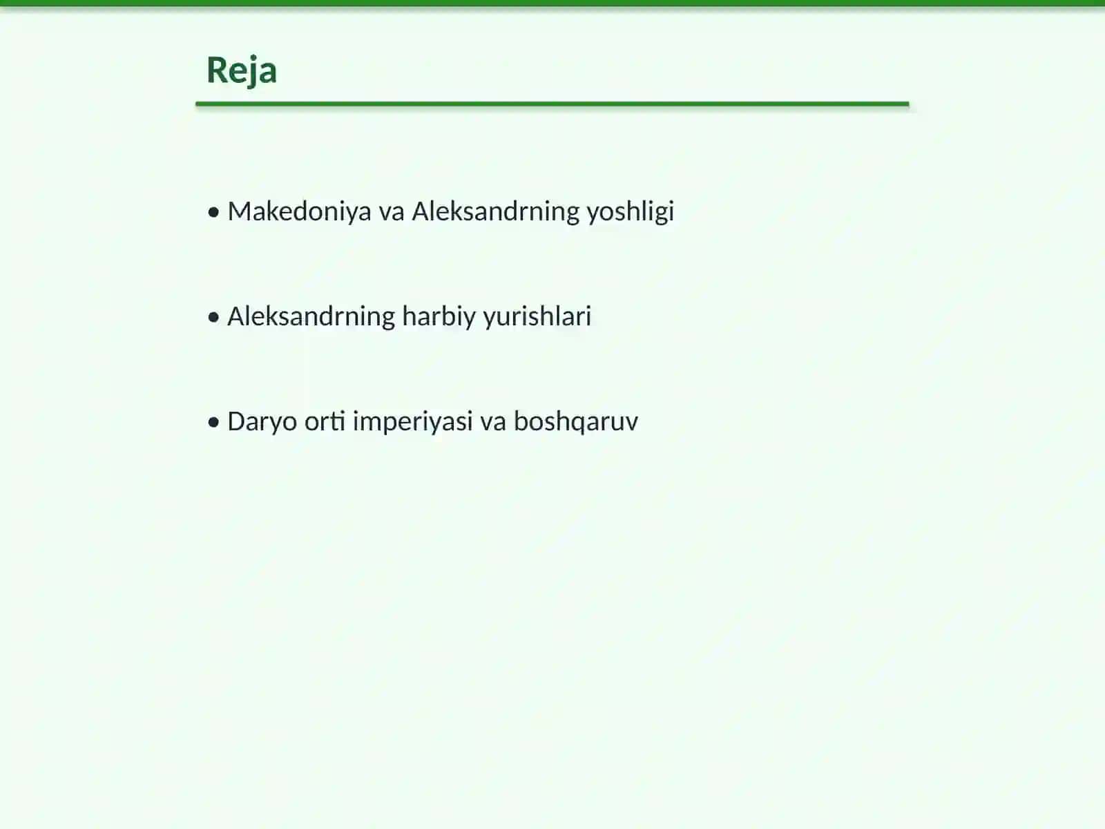 Aleksandr Makedonskiy monarxiyasi 2