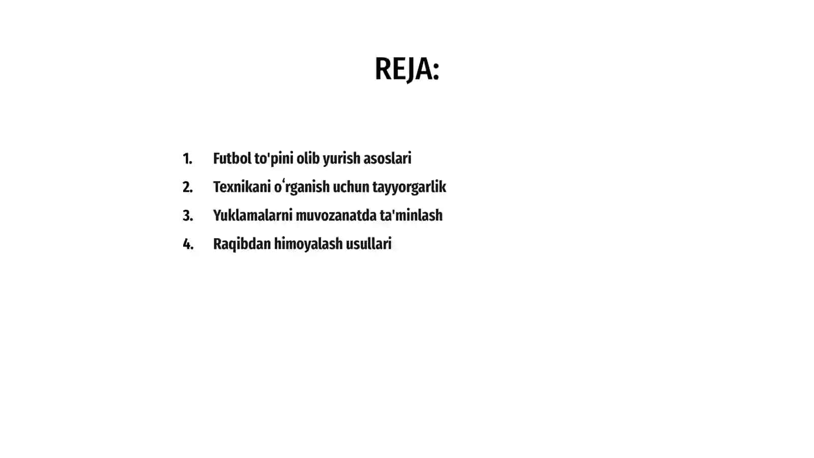 Futbol toʻpini olib yurish texnikasini oʻrgatish metodikasi 2
