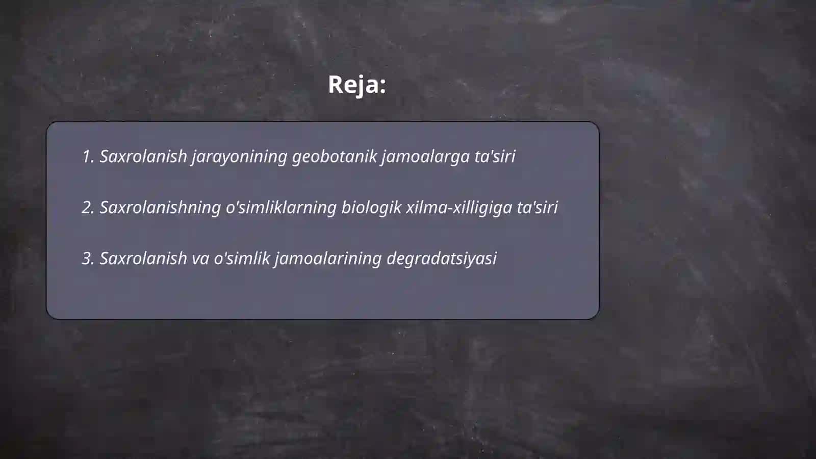 Saxrolanishning Òzbekiston òsimliklar jamoasiga ta'siri 2
