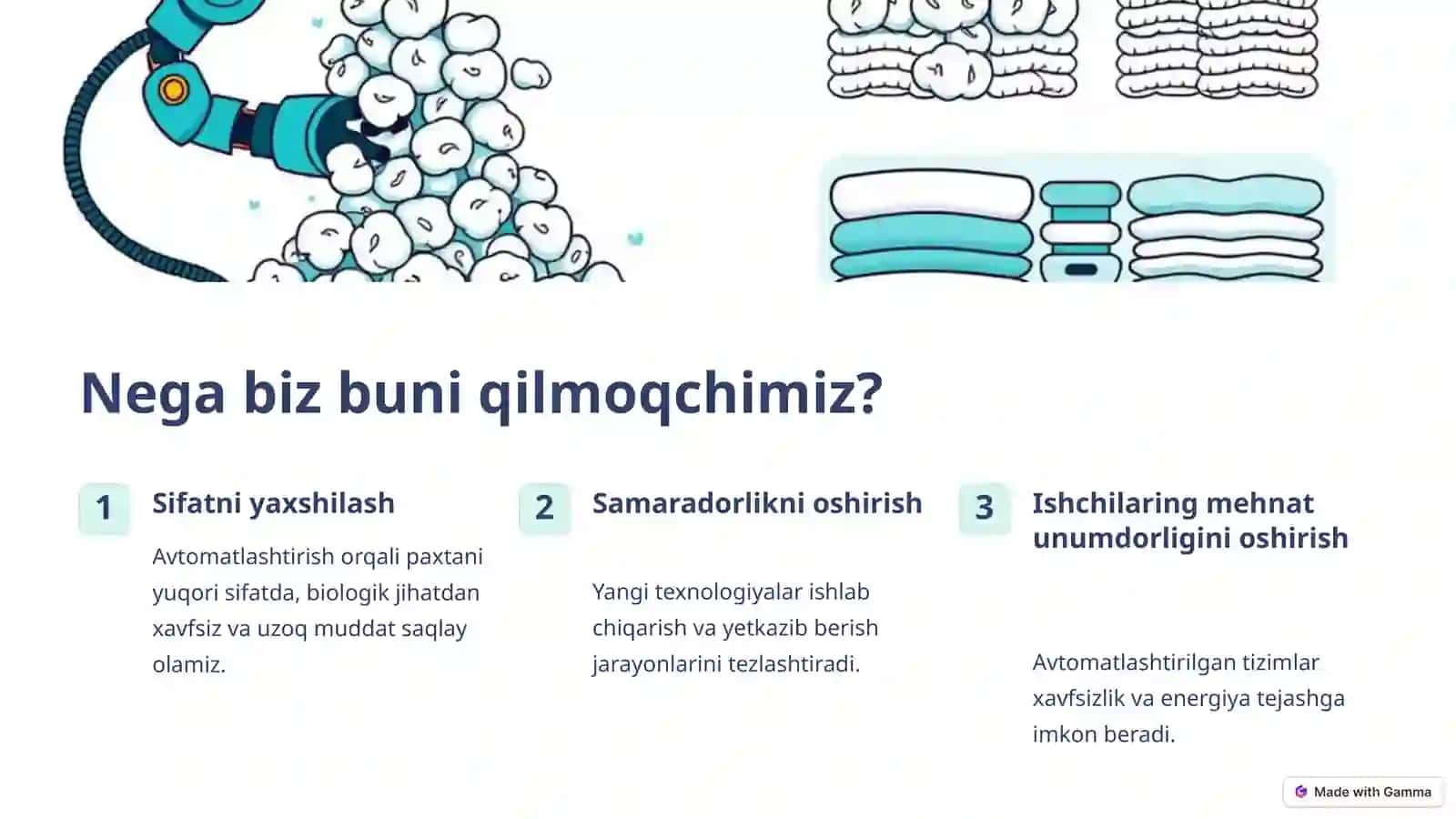 Buntlangan paxtani saqlash jarayonini avtomatlashtirish 2