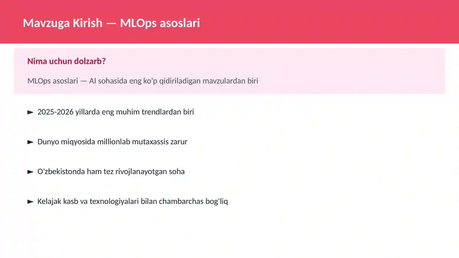 MLOPS VA AI INFRASTRUKTURA 2