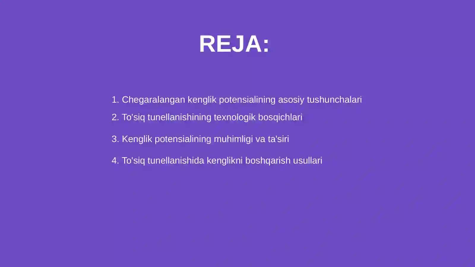 Chegaralangan kenglik potensial to'siq tunellanishi 2