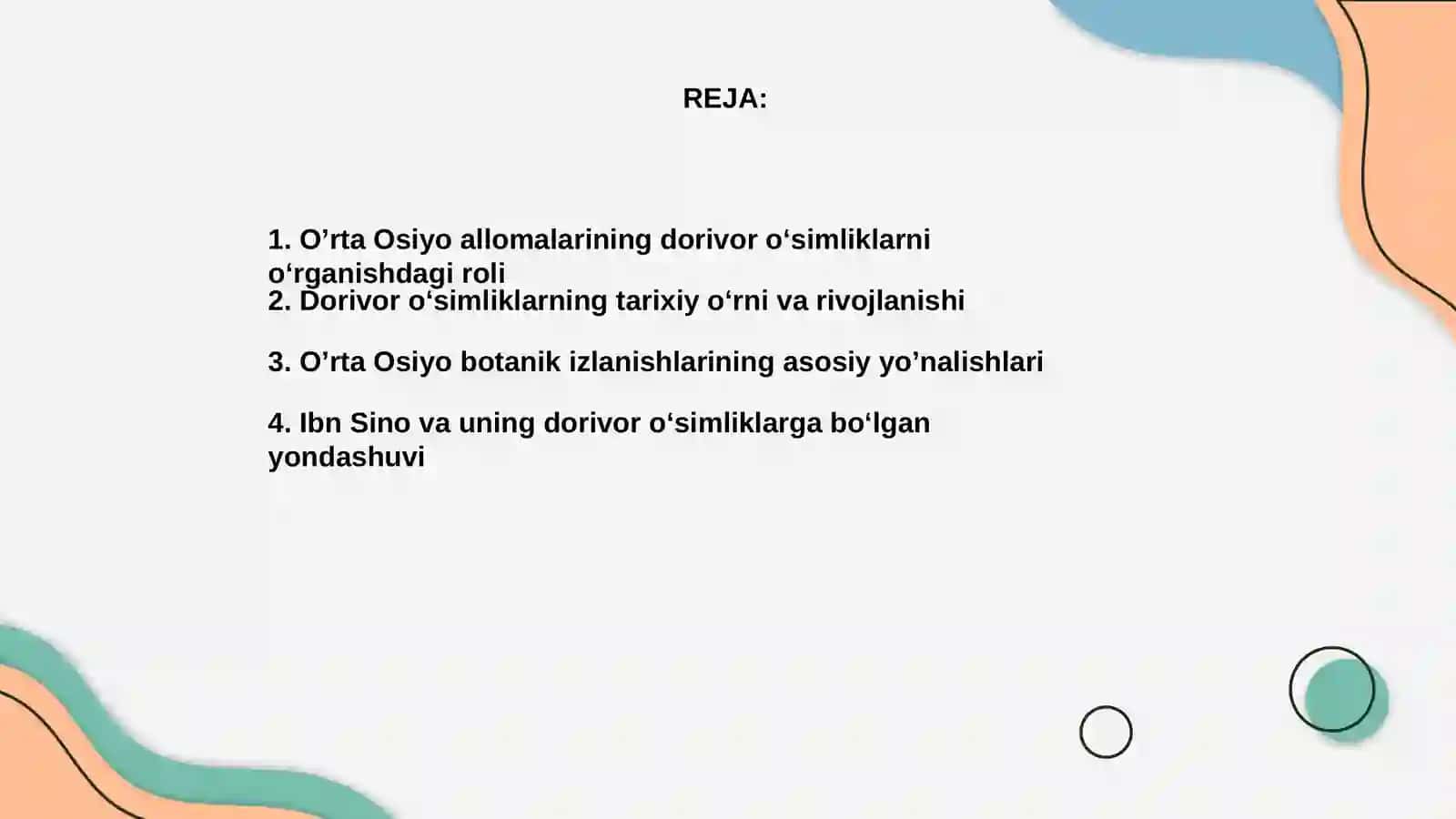 O’rta Osiyo allomalarining dorivor o‘simliklarni o‘rganishga qo‘shgan hissalari 2
