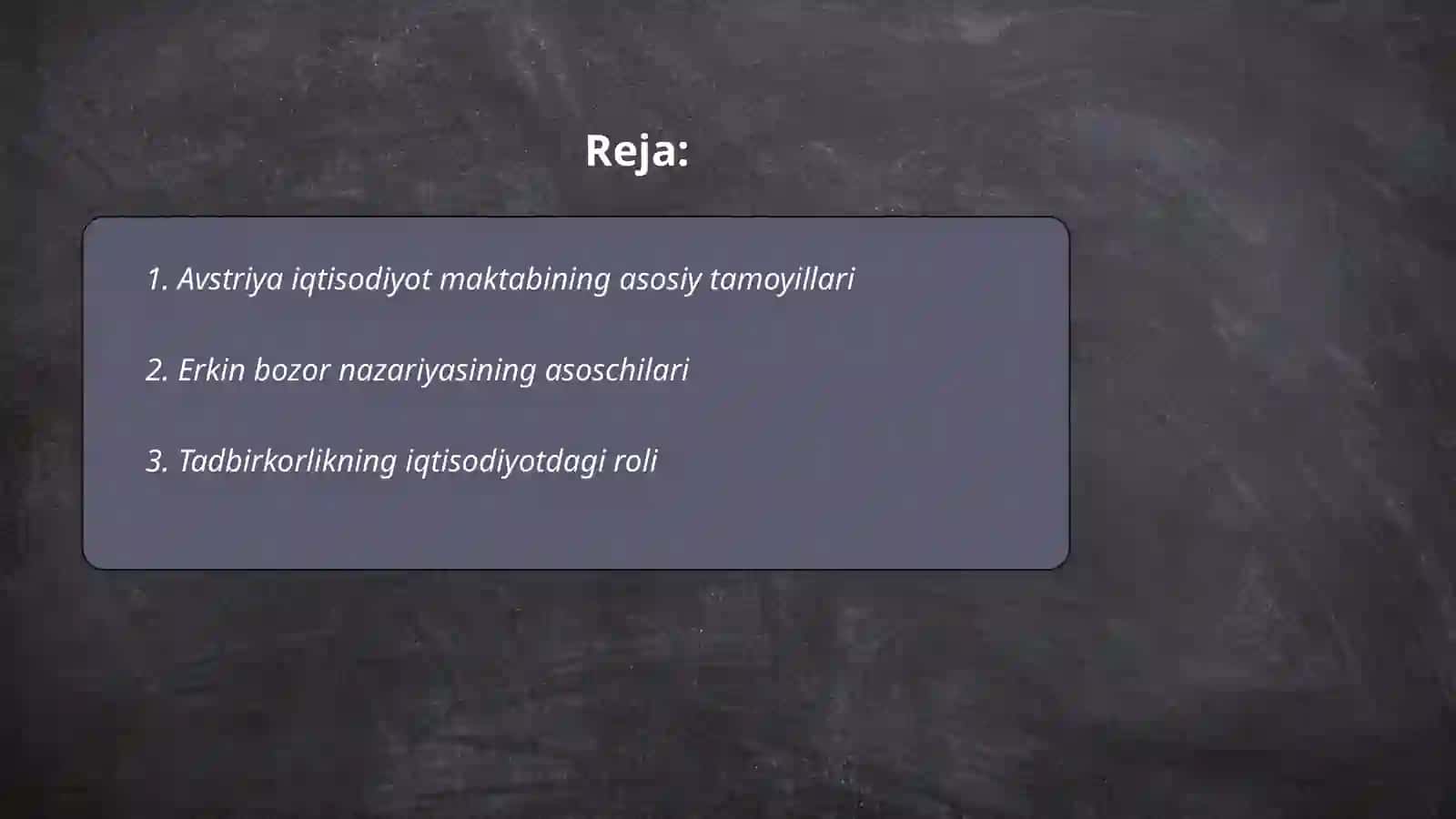 Avstriya iqtisodiyot maktabi: erkin bozor va tadbirkorlik roli 2