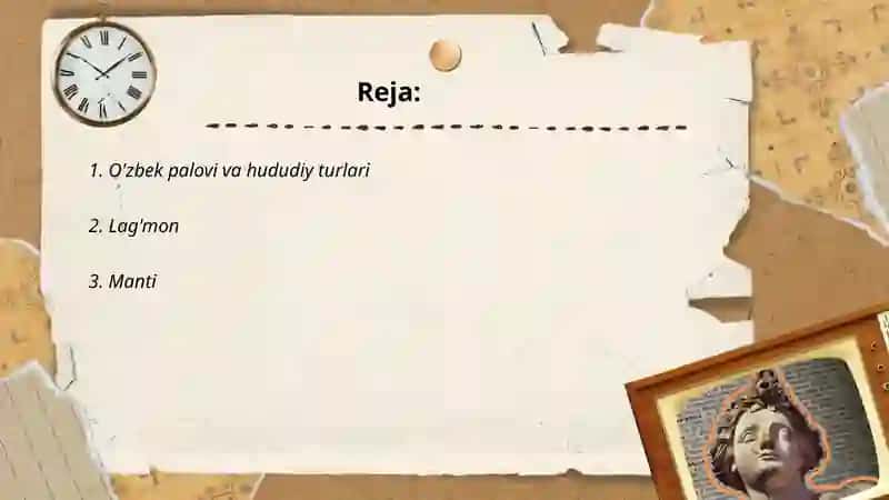 O'zbek Milliy taomlari 2