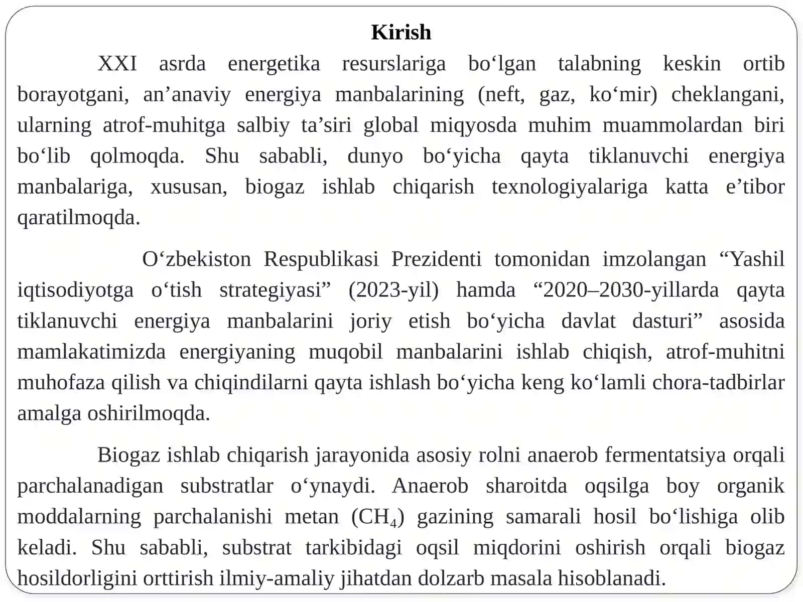 Yashilkimyovabiologiyaningrivojlanishiortidankelibchiqadiganijobiynatijalarnibaholash,biotexnologiyaningyashiliqtisodiyotgauzviybog’lanishi,chiqindisiztexnologiyalarningsanoatgavahayotgatatbiqqilinishi 2