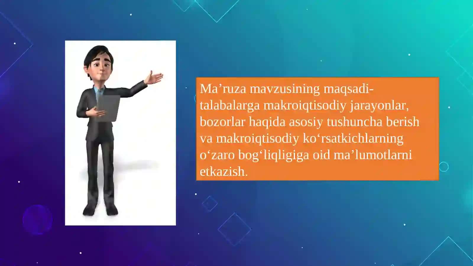 Makroiqtisodiyot fani tushunchasi 2