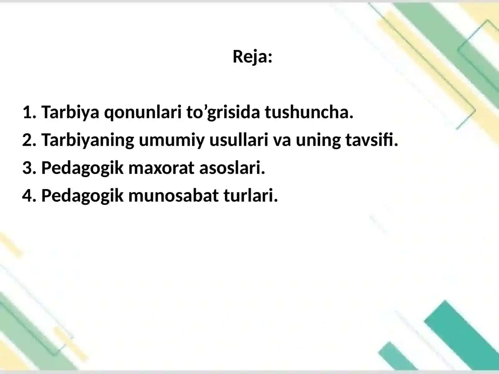 Boshlang'ich ta'lim pedagogikasida tarbiya turlari va usullaridan foydalanish imkoniyatlari 2