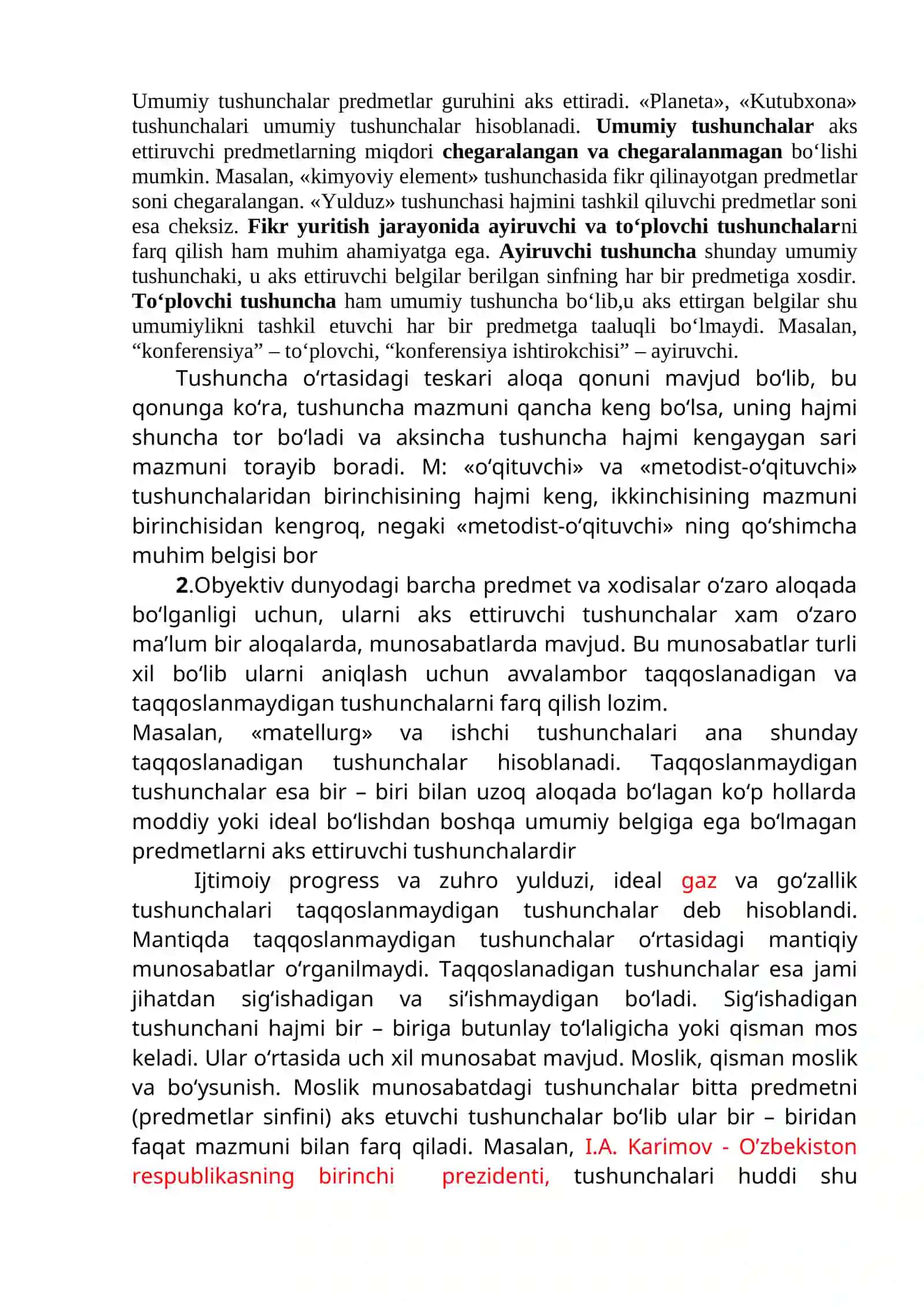 Tafakkur shakllari: tushuncha, hukm, mulohaza 2