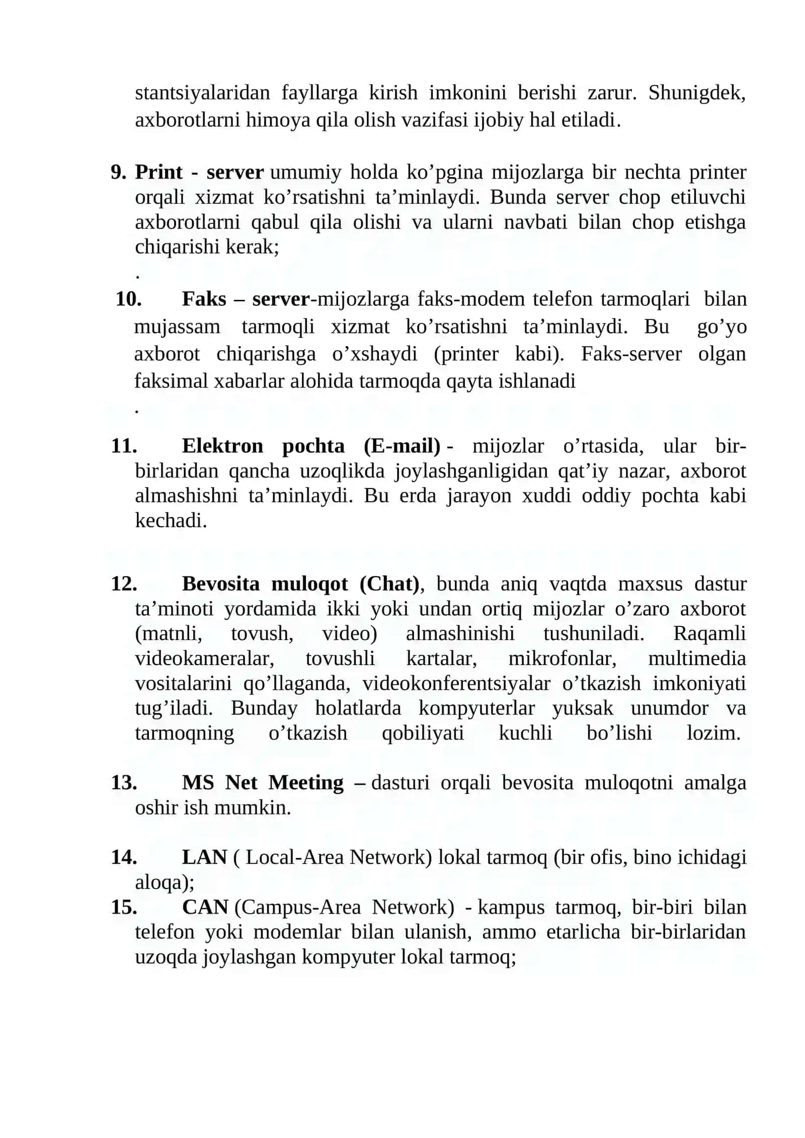 Kompyuter tarmoqlari va ularning turlari 2