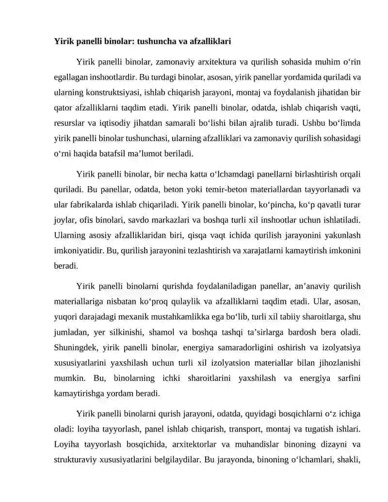 Yirik panelli binolar: tushuncha va afzalliklari 2