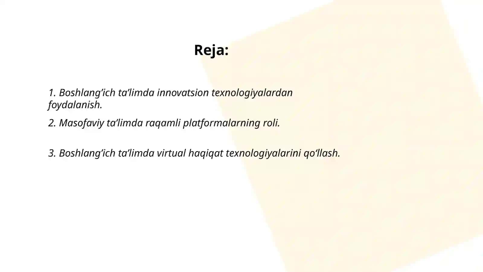 Boshlang’ich ta’lim fanlarini o‘qitishda innovatsion yondashuv 2