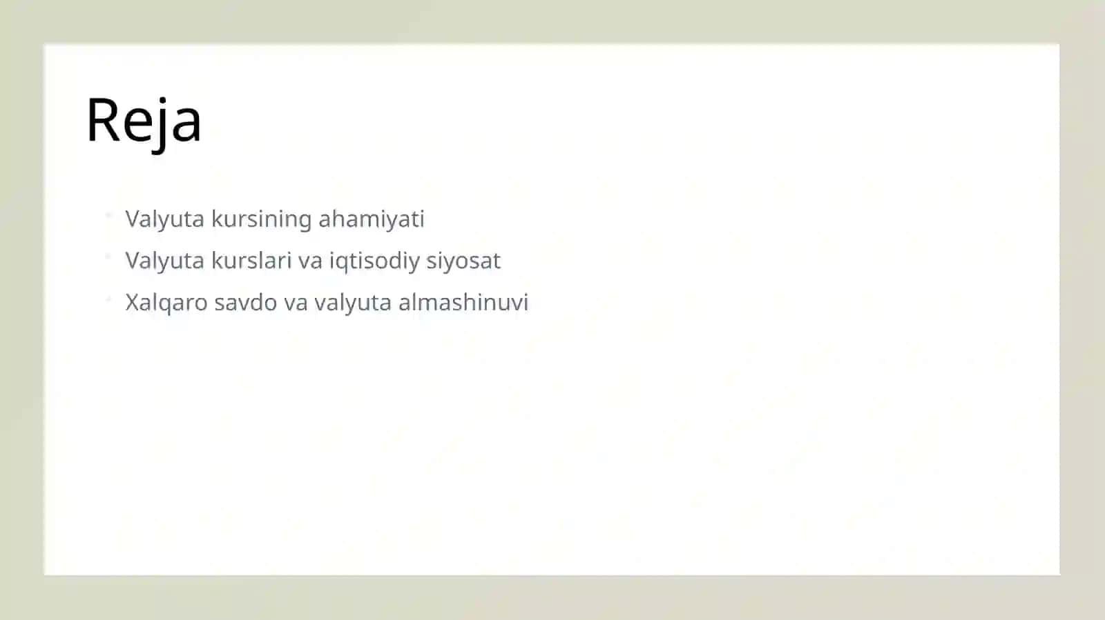 Valyuta kursi 2