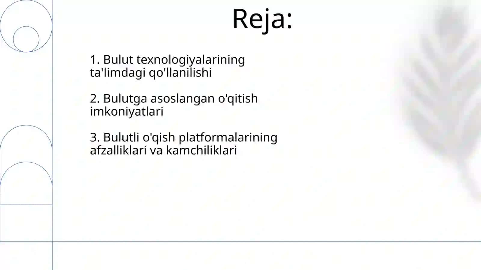 Bulutli texnologiyali ta'lim imkoniyati 2