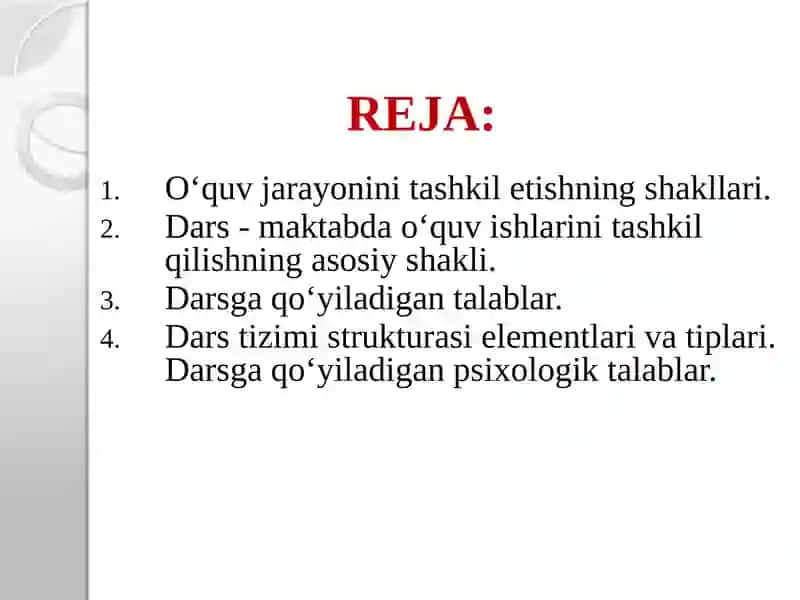 O'qitish jarayonida xalq ta'limi sifatida 2