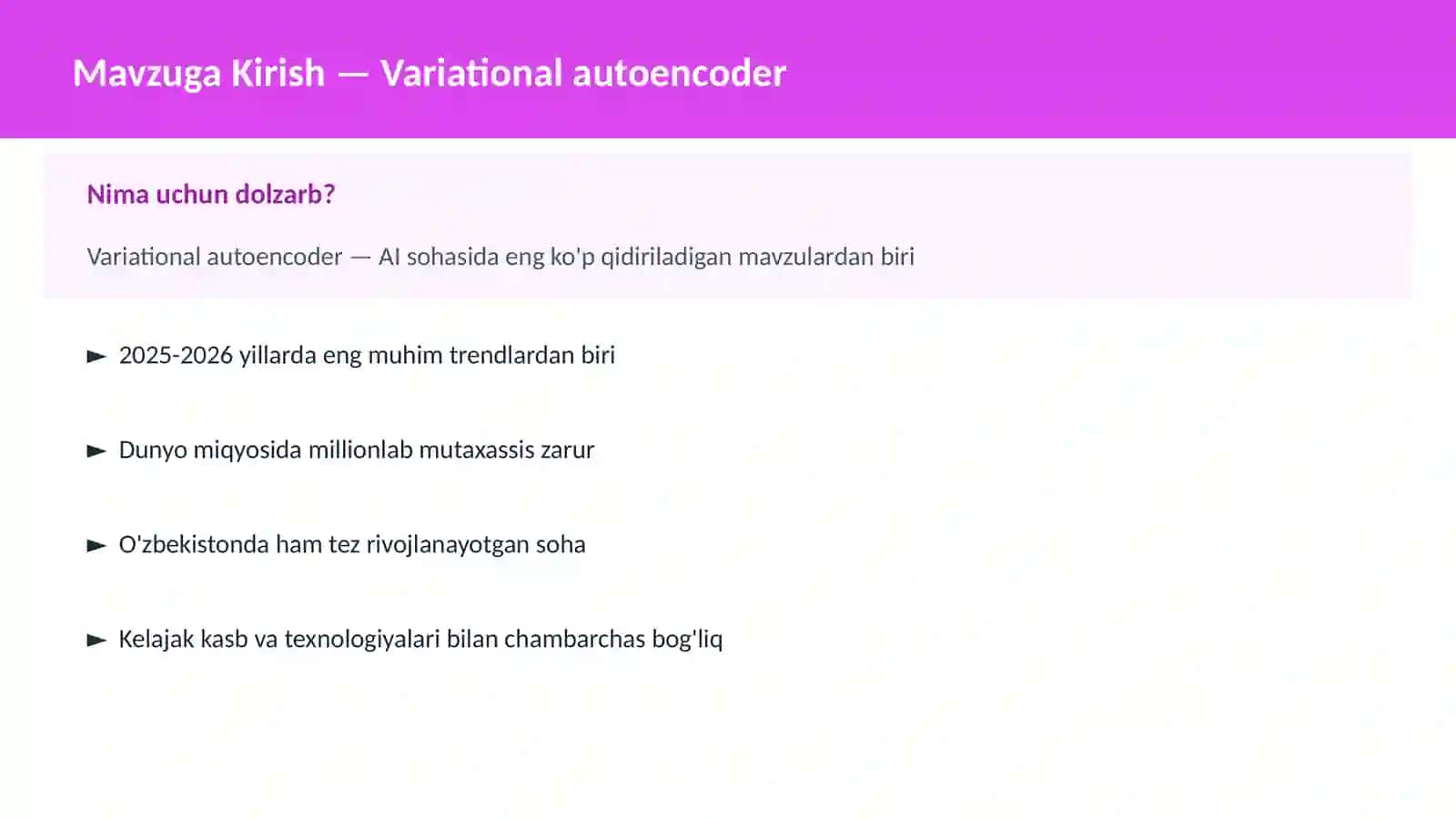 Variational autoencoder 2