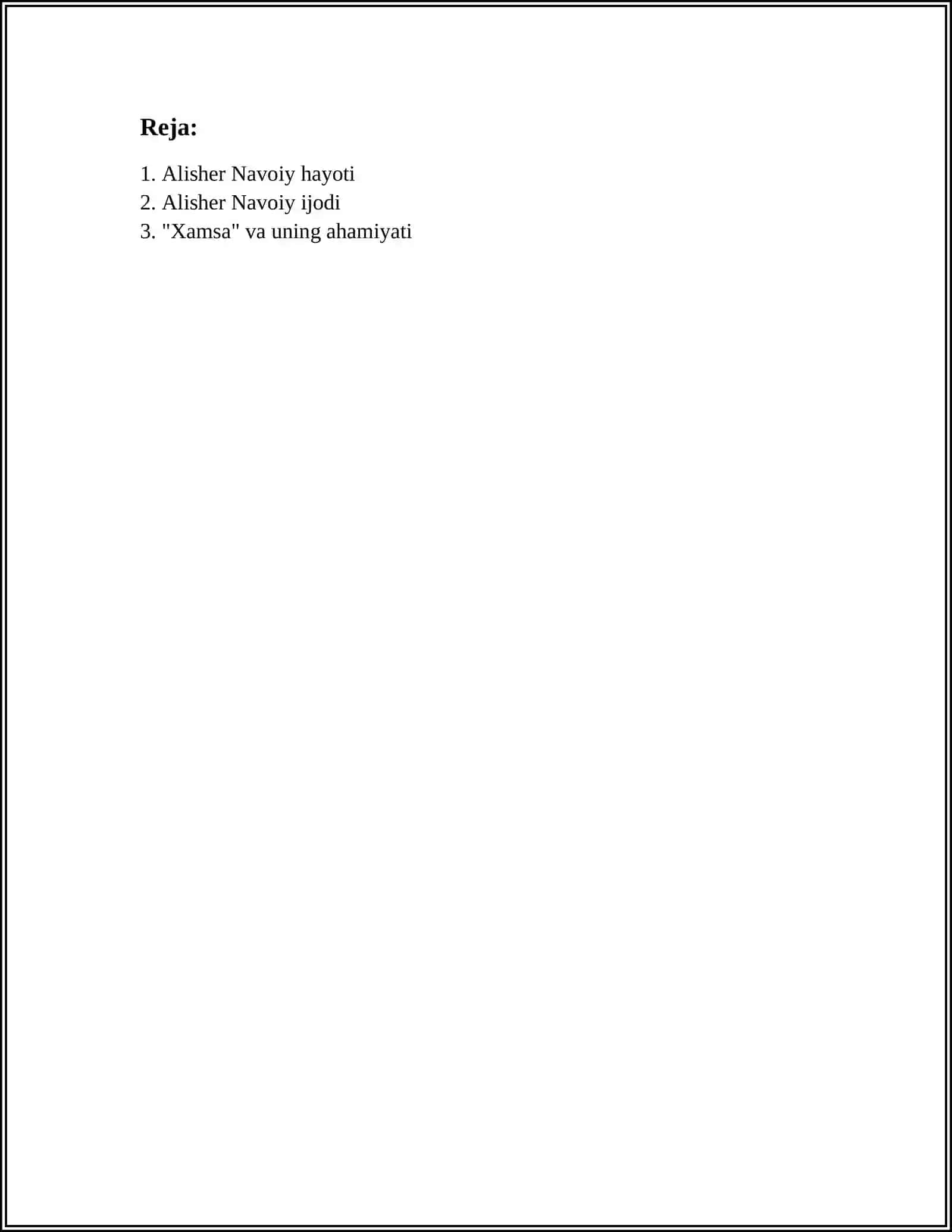 ALISHER NAVOIY 2