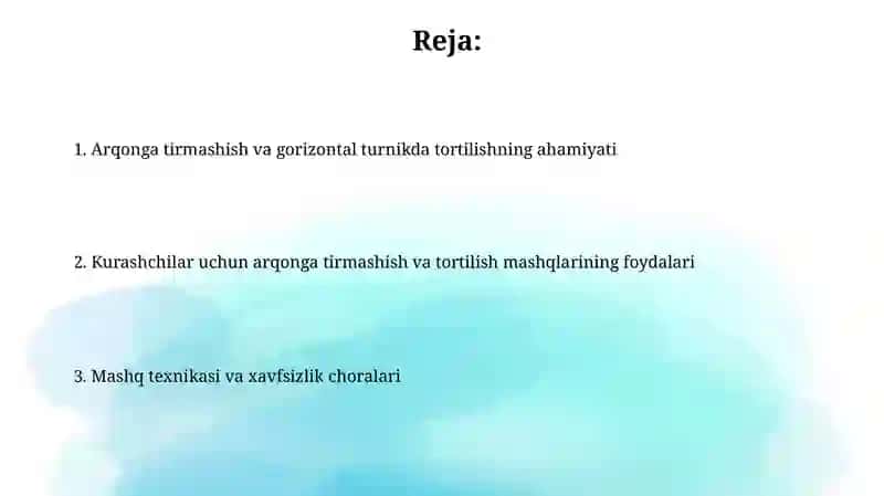 Sport turlarini òrgatish metodikasi 2