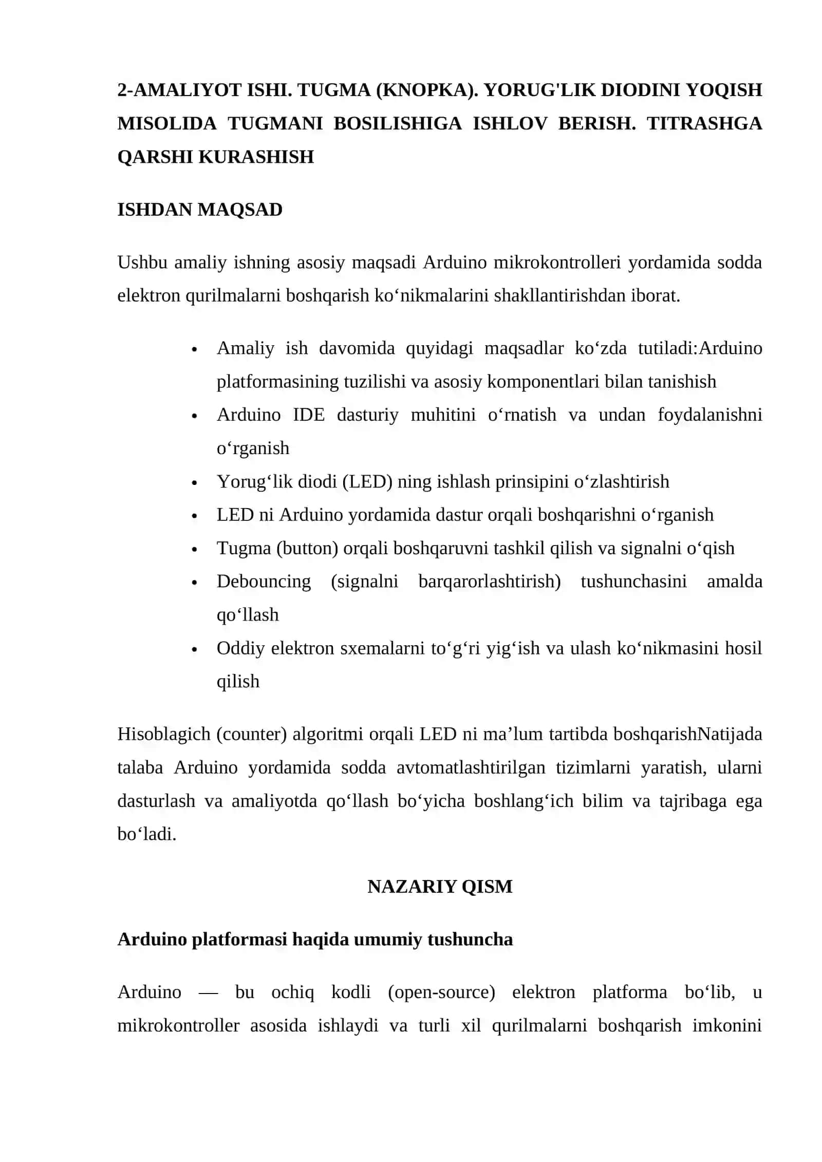 2-Amaliy topshiriq (Kompyuter injenering) 2