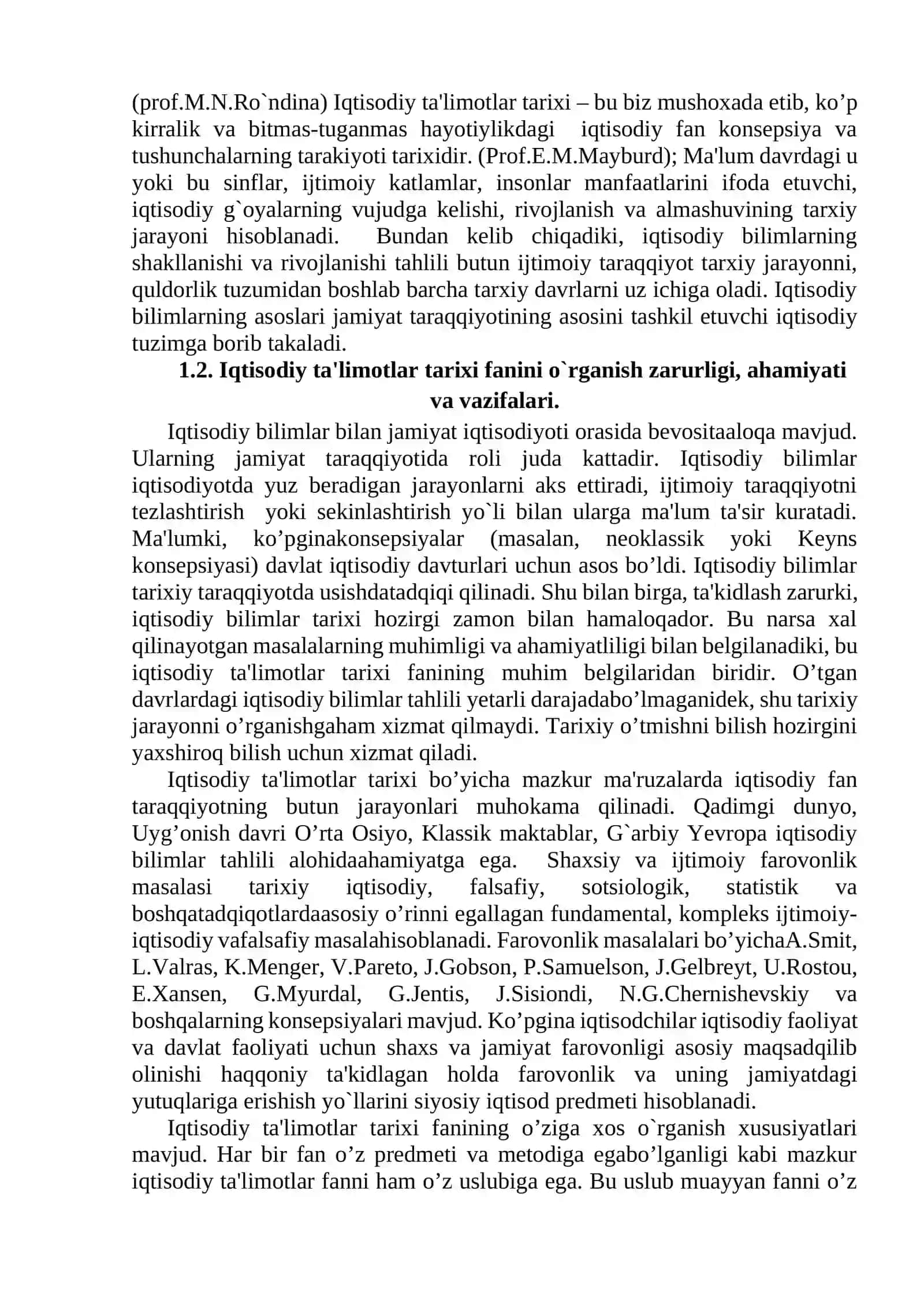 Iqtisodiy Ta'limotlar Tarixi 2