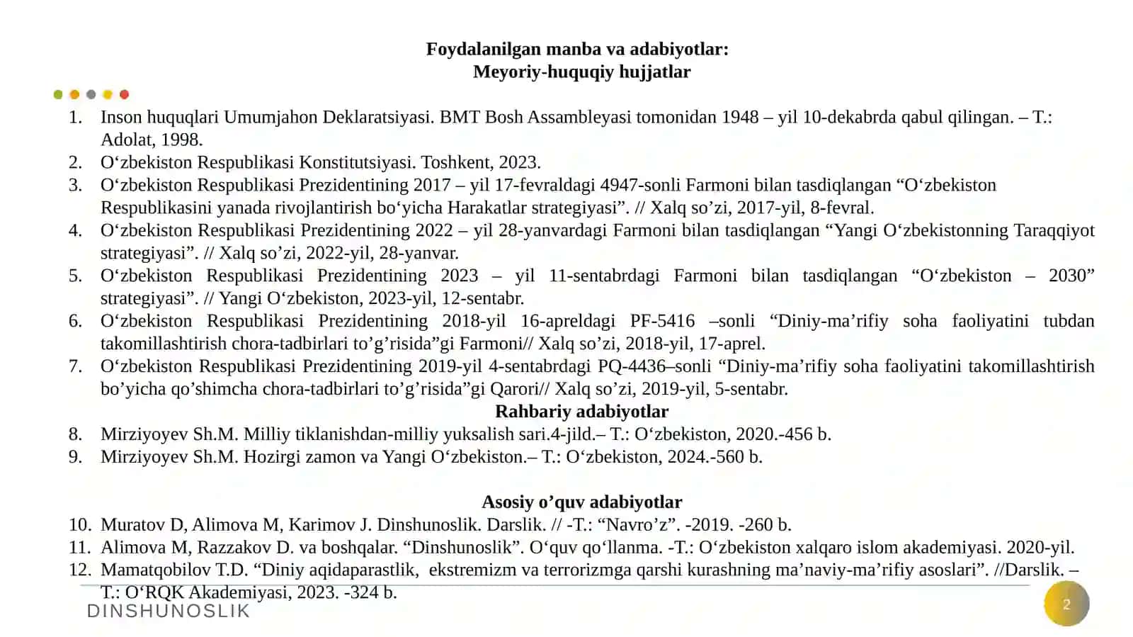 Inson huquqlari umumiy jahon deklaratsiyasi 2