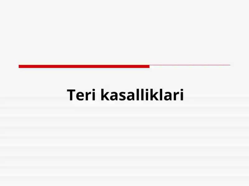Teri kasalliklari 2
