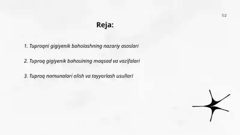 Tuproqni gigiyenik baholash 2