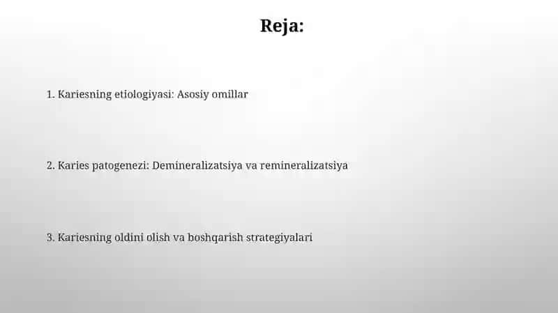 Kariesning etialogiyasi va potogenezi 2