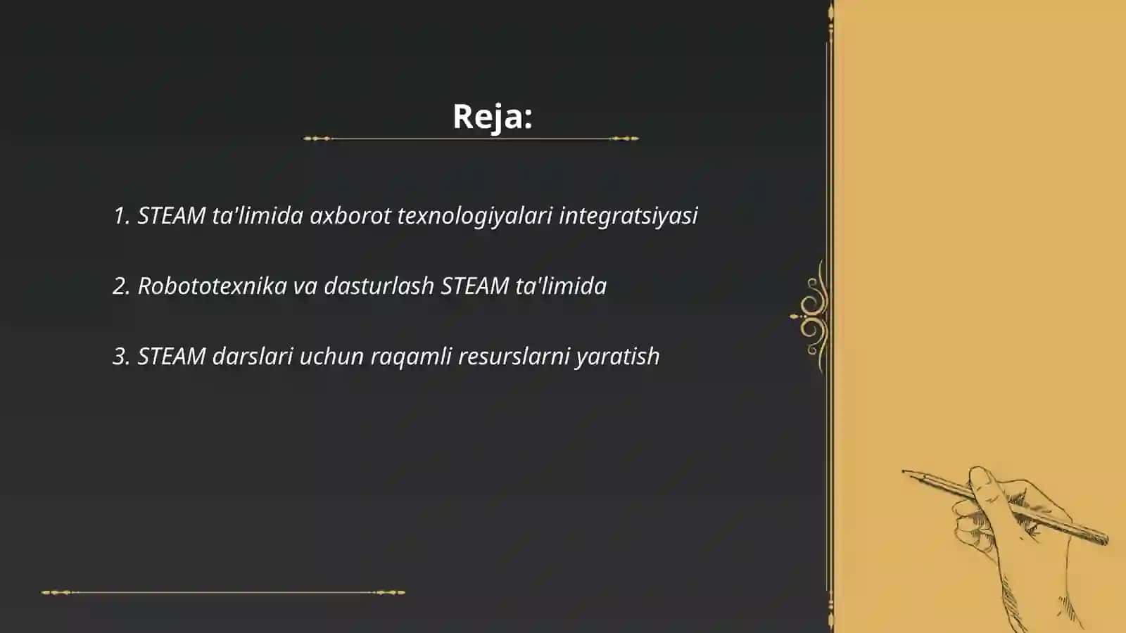 STEAM ta'lim texnologiyasi va loyihalashtirishida axborot texnologiyalardan foydalanish 2