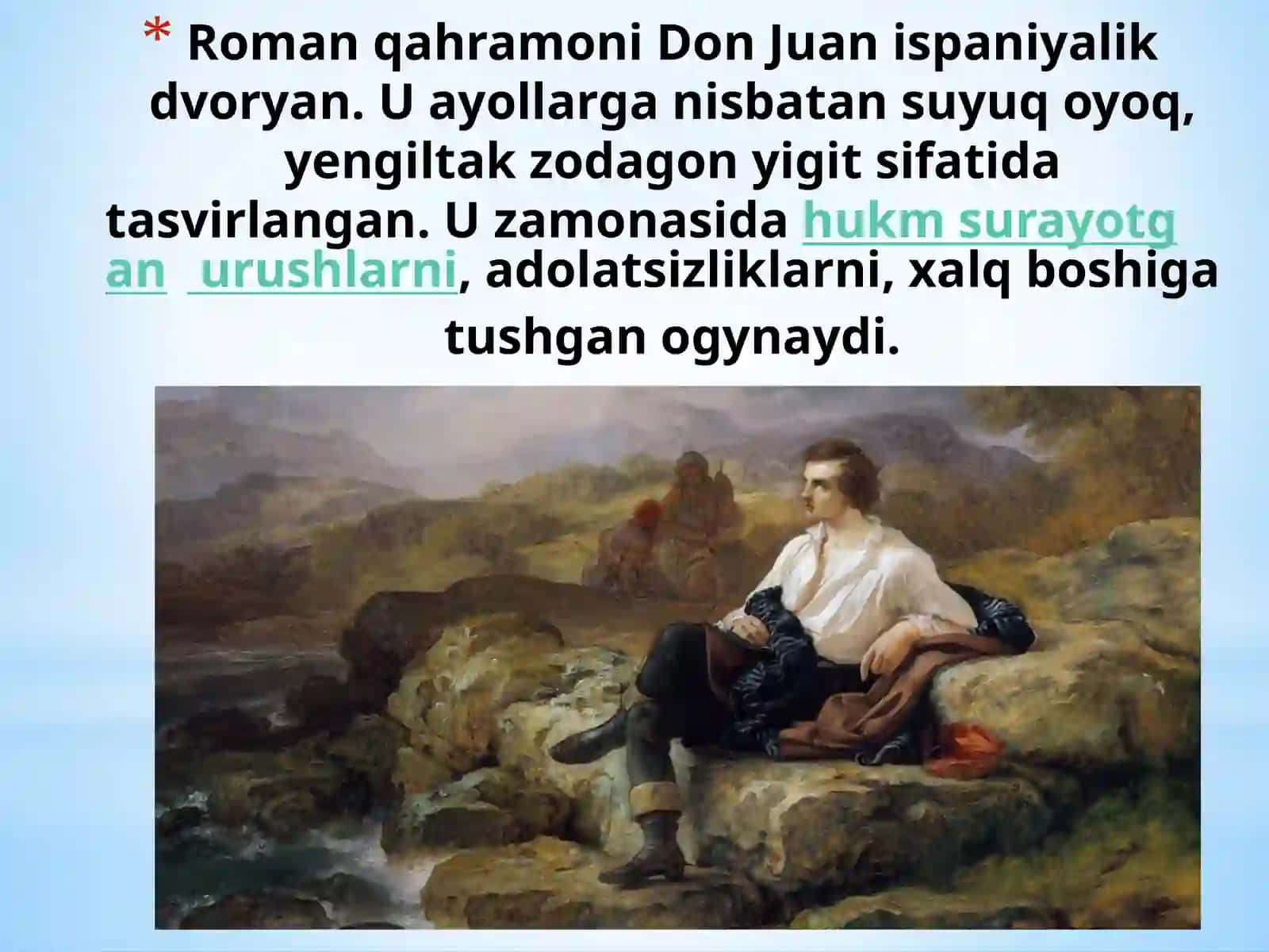 Bayron ijodida roman tizimining o 'rni 2