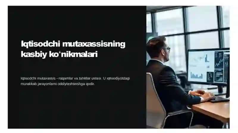 IQTISODIYOTCHI MUTAXASISNING KASBIY KO’NIKMASI 2