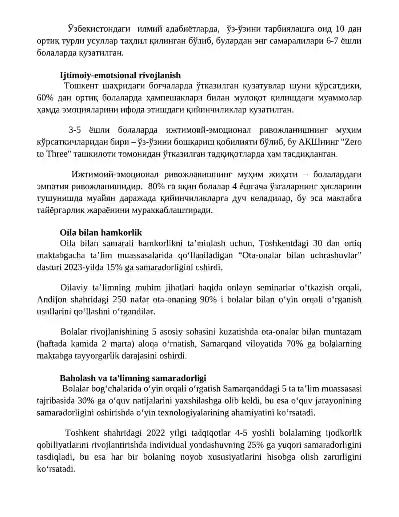 Ilk va maktabgacha yoshdagi bolalar pedagogikasi 2