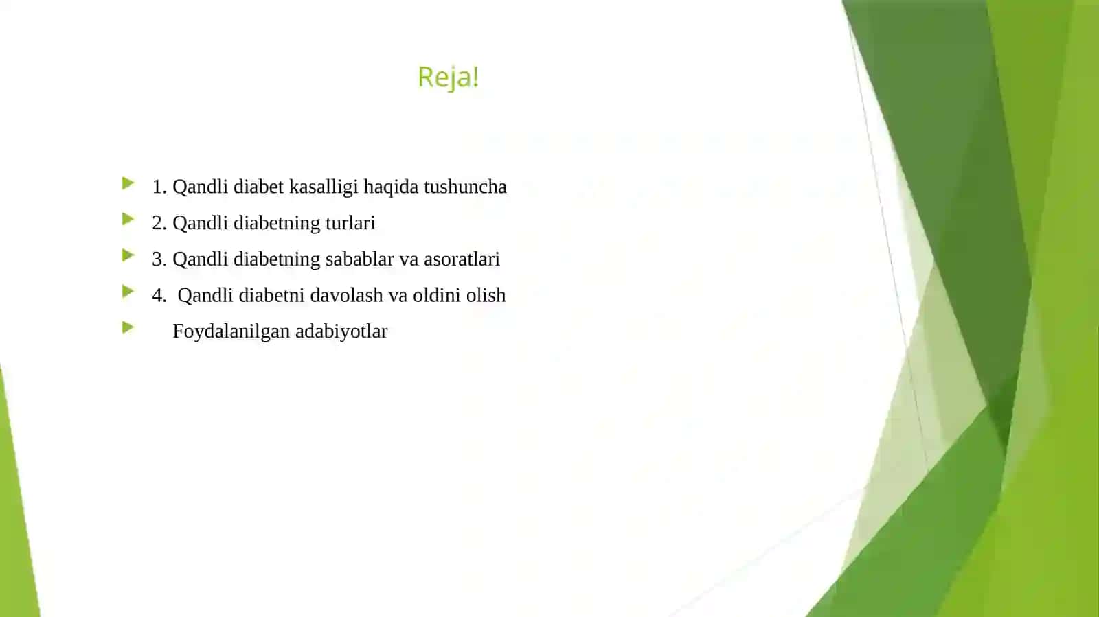 Qandli diabet kasalligi haqida tushuncha 2