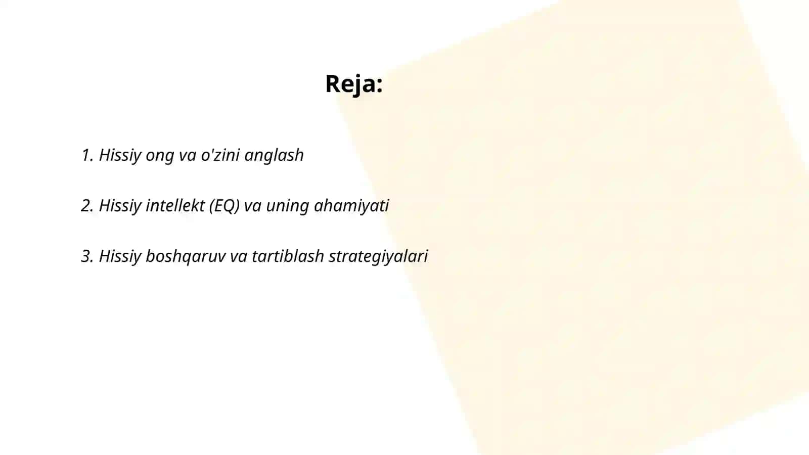 Hissiy Emotsional Sohasi 2