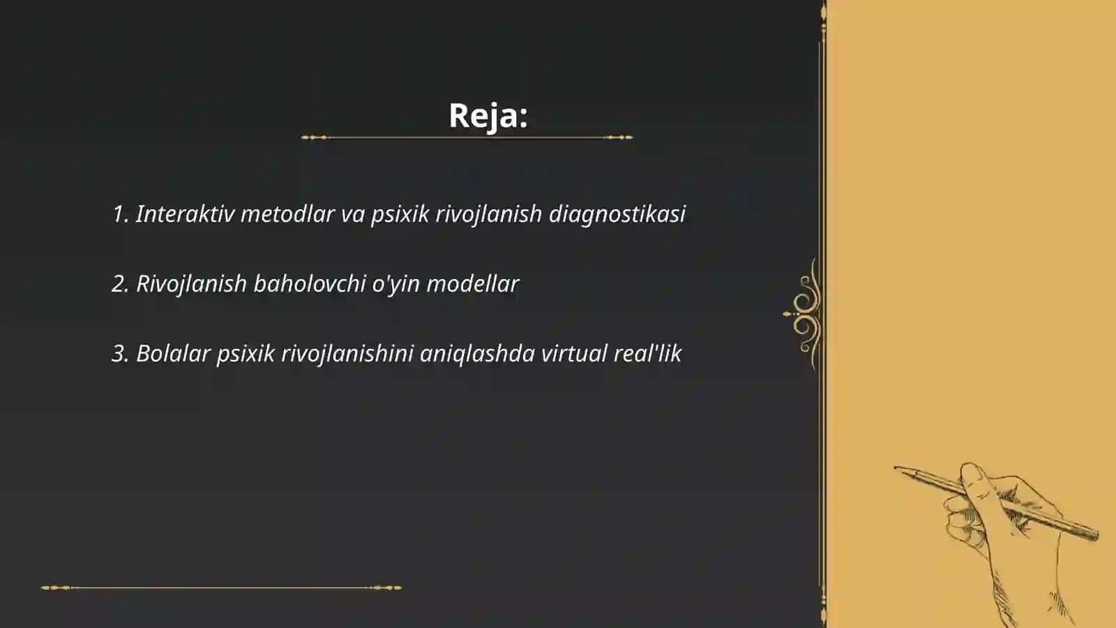 Interaktiv metodlar va psixik rivojlanish diagnostikasi 2
