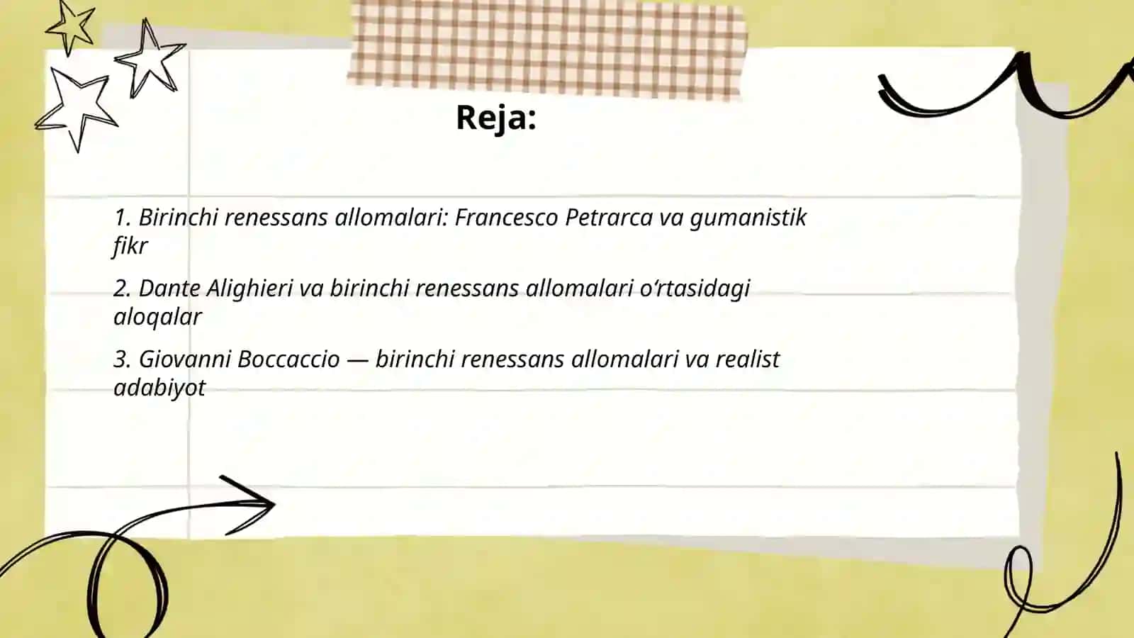 Birinchi va ikkinchi renessans allomalari 2