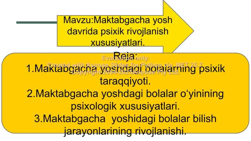 Maktabgacha yosh davrida psixik rivojlanish xususiyatlari 2