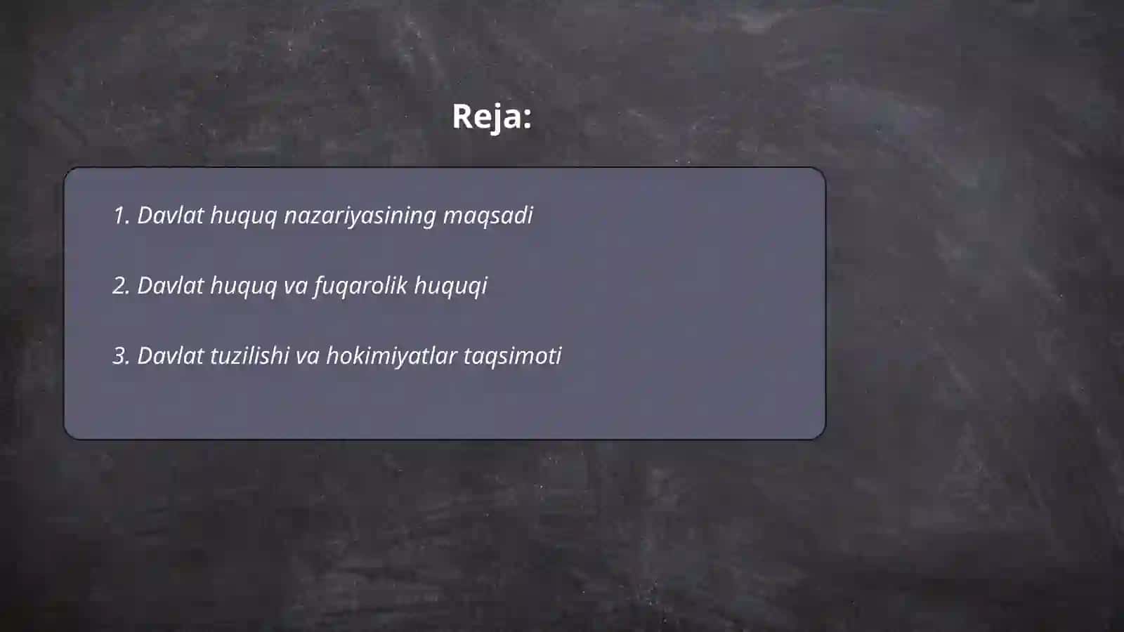 Davlat huquq nazariyasi haqida 2