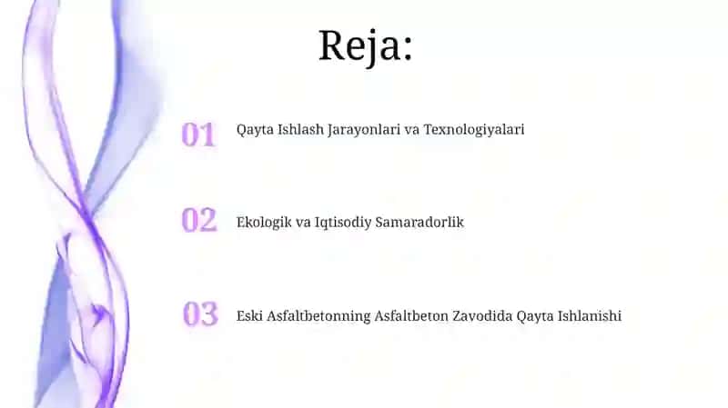 Eski Asfaltbetonning Asfaltbeton Zavodida Qayta Ishlanishi 2