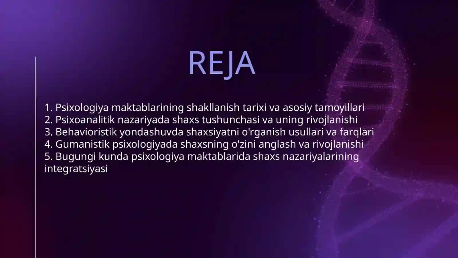 HAR-XIL PSIXALOGIYA MAKTABLARIDA SHAXS NAZARIYALARI 2