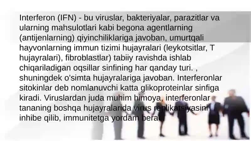 Interferon va sitokinlar 2