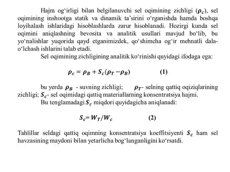 Seloqimlarining miqdoriy qiymatlarini aniqlash 2