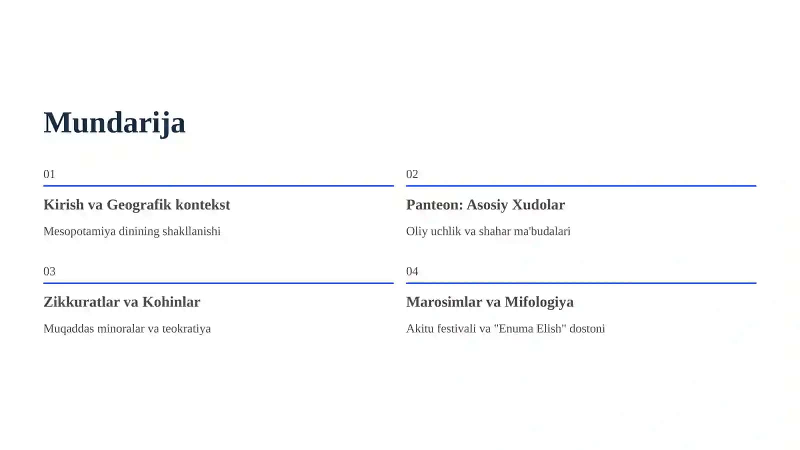 Qadimgi Mesopotamiya dini va e'tiqodlari 2